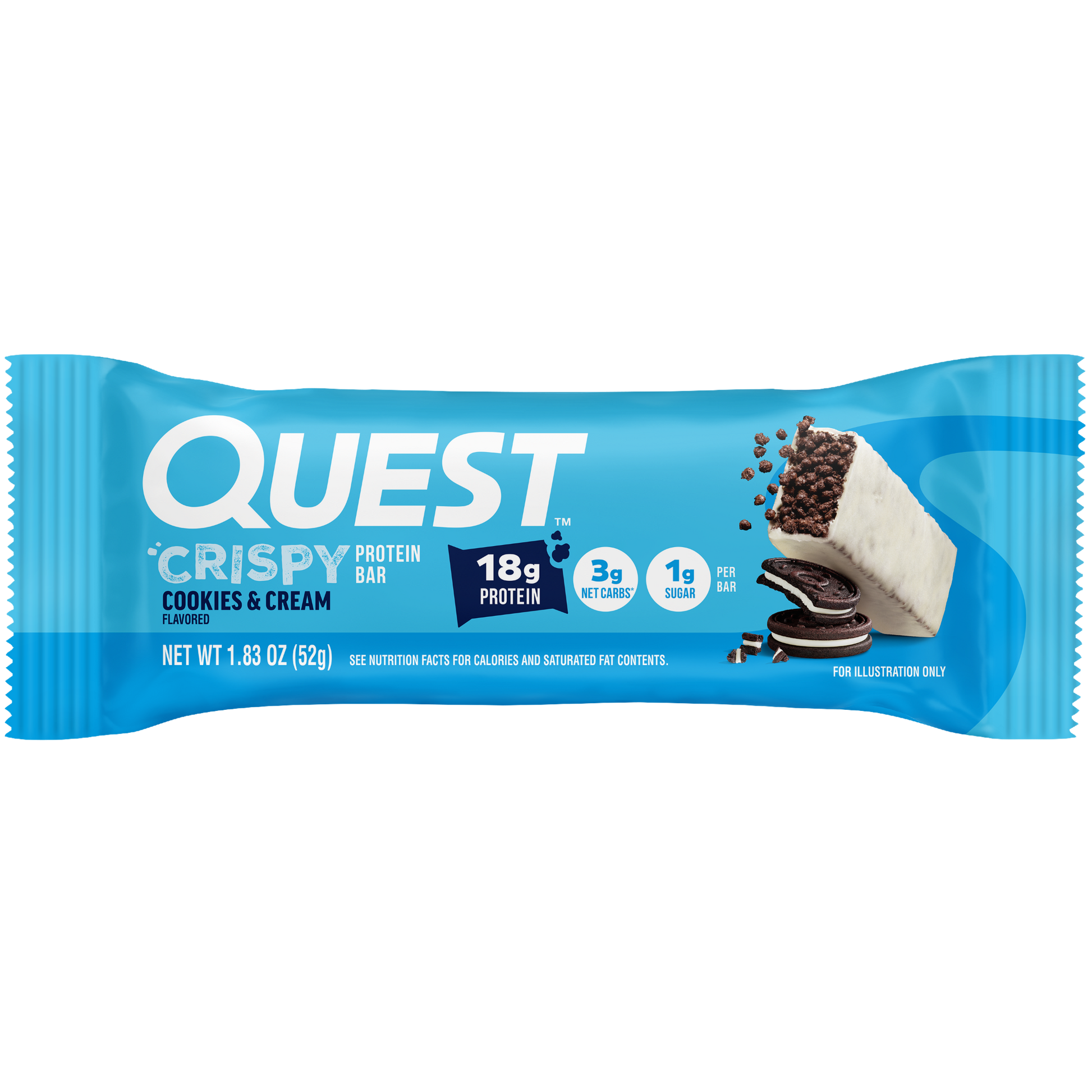 cookies-and-cream-crispy-hero-protein-bars-y1 400110_QN_USA_Pkg_Crispy_ProteinBar_CAC_Wrapper_3D_Front_Force.png